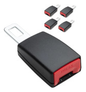 4-pack 12 cm Universal Bilbältesförlängare - Säkerhetsbältesadapter Kompatibel med de flesta bilmodeller - Enkel installation