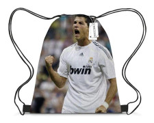 Gymväska för barn med RONALDO-tryckt skolväska J 35*45CM