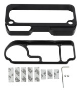 Motorcykelmätare Skyddande Cover Metall Väderbeständig Ersättning för CB650R CBR650R 2019‑2021Svart