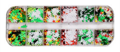 Julnagelglitter för nageldesign stil 1 KLB