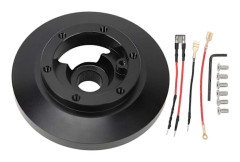 Rattnav 6 Hål Universal Kort Nav Adapter Kit för M3 Z3 318 325 E39 840i 850i Svart