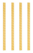 4 Delar/set Smyckesverktyg Spiralbas Ringjusterare Guld Färg Ringförminskare Storleksändringsverktyg Smyckesringskydd 3/5mm