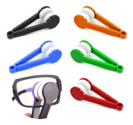 5-pack Glasögonborste Mini Glasrengöringsborste, 5 st Bärbara Glasrengöringsborstar
