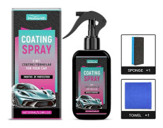 Allt-i-ett Bilbeläggningsspray 110ml Högglans Lackförsegling Vattenresistent Snabbpolish med UV-skydd