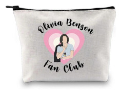 Law TV-serie Inspirerad Gåva Olivia Benson Fan Club Sminkväska Olivia Benson Kosmetikväska Deckarälskare Gåva 90-tals Fan Gåva (Olivia Benson)