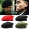 Unisex Militär Arméhatt Herr Fransk Stil Uniform Casual Stree Basker (FMY) Svart