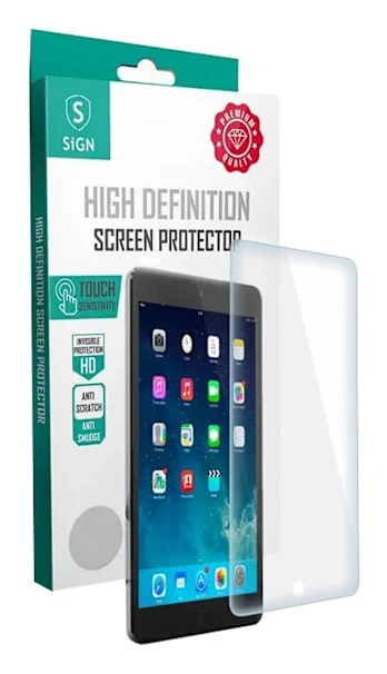 SiGN Tempered Glass Screen Protector for iPad Air 1st/2nd Gen, iPad/iPad Pro 9.7"