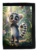 Söt Tecknad Lemur Plånbok