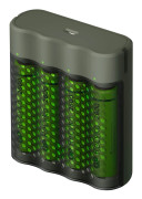 GP ReCyko M451 Batteriladdare USB + 4xAA Batterier 2600mAh