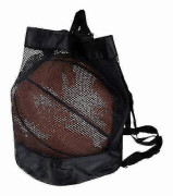 Stilren basketbollryggsäck med axelremmar i Oxfordtyg