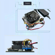 DC-ATX 160W Direktplugg Strömmodul Konverteringskort 12V 160W Högeffekts PSU 24Pin MINI ITX DC till A