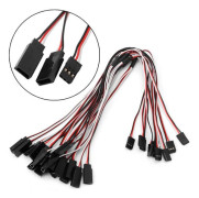5 st/förpackning RC Servo Y-förlängningskabel för JR Futaba RC Servo RC Flygplan Helikopter Bil DIY, 30 cm