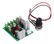 Pulsbredds PWM DC Motor Hastighetsregulator 12V24V30V 120W Universell Kontrollerbrytare Med Säkring