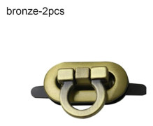 Vrid Lås Vridlås BRONS 2 STK 2 STK bronze 2pcs-2pcs