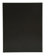 Hög hårdhet kolfiberskiva korrosionsbeständig 3K helkolfiberplåt Twill Matt för RC-bilar Plan 200x250x0,5 mm / 7,9x9,8x0,02in