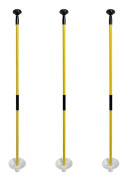 Mini Golf Putting Green Flagga med Flagstång för Trädgårdsövning, Golf Pin Flagstång Set, 2-Delad Glasfiber Golf Flaggstänger, B