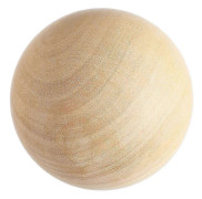 9CM Massiv Träkula Rund Kula Handgjorda DIY Tillbehör Målad Kula
