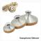Saxofon Dämpare Ljuddämpare Aluminium Alt Tenor Sopran Blåsinstrument Tillbehör Mini Saxofonälskare Sax Dämpare Ljuddämparverktyg LGL Alto Sax