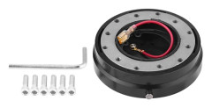 Universal Ratt Snabbkopplingsnav Adapter Boss Kit för Racingbil Svart