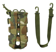 Multifunktionell vattenflaskhållare påse Justerbar vattenkokare med dubbla fatspännen utomhus C Cp With Shoulder Strap