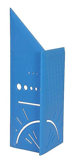 3d Regular Square Layout Mitre 45 90 Metrisk Regel - Modell: Blå
