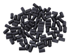 M3x10mm Nylon Hexagon Distanshållare Svart Gänga 100st