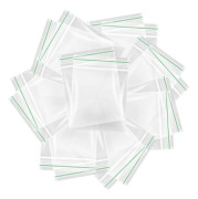 Gripseal-påsar (40 x 40 mm, 100-pack) Slitstark Zip Lock | Mångsidiga små genomskinliga påsar för matförvaring, smycken och mer