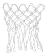 Basketnätbyte All Weather Anti Whip Passar Standard inomhus utomhusfälgar Professionella basketnät Polyester Vit