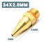 Limpistolmunstycke Smältlimpistolmunstycke 34X2,0MM (KONISK) 34x2.0mm(conical)
