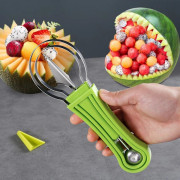 3 i 1 fruktballer melon och fruktseparator köksmaterial grön