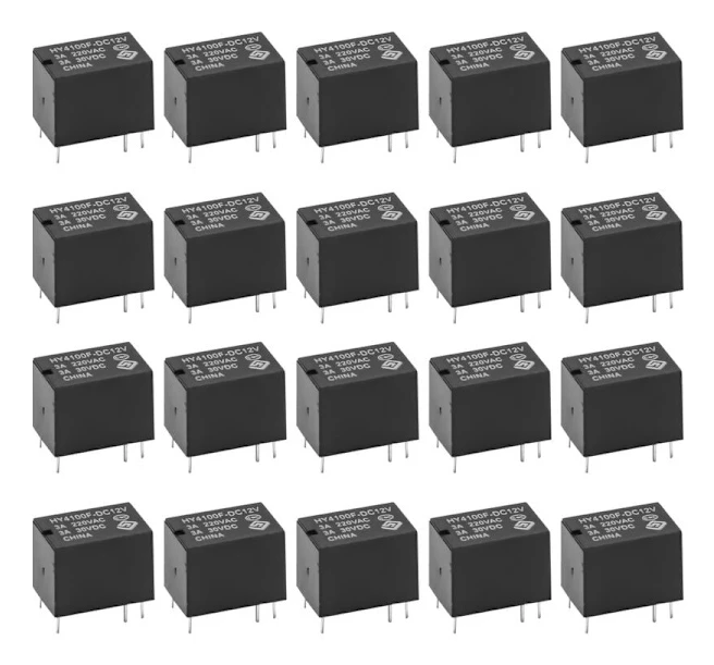 SODIAL(R) 20 st. Mini elektroniskt relä DC12V