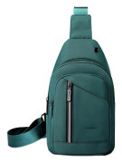 Liten bröstväska för män, vattentät sportväska för mobiltelefon, stöldskydd, crossbody, resa, fashionabel