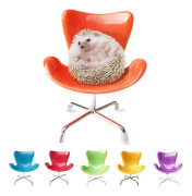 Igel Mini Plaststol Dekorativ Leksak Bur Tillbehör Igel