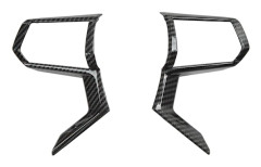 2 st Styrningshjulskåpa Dekorationsram Trim Ersättning för Mitsubishi Outlander 2023