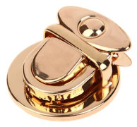 DIY Metal Lås Case Spänne Spänne För Handväskor Axelväskor Gold S
