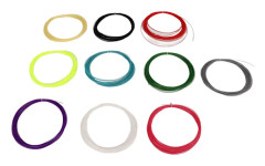 10 st Färgmix Badmintonracketsträng Hög Elastisk Ersättning 28lbs Andra Generationen