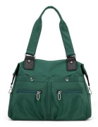 Women's Multi-Compartment Handbag, Shoulder Bag, Waterproof, Large Capacity, Travel Bag Dark Green