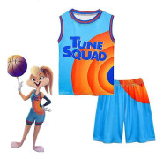 Space Jam Barn Basketboll Ärmlös Tank & Shorts Set Tröjor Outfit för Barn