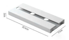 Vinglashållare Hängande Vinglashållare Under Hylla Plast Stamställ Torkställ för Glas Kök Bar (FMY) White One Pack