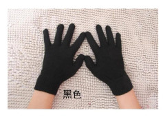 Mjuka och varma stickade ullhandskar för kvinnor - Fashionabla, ventilerande höst- och vinteraccessoarer black Size One Size