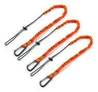 3 st Säkerhetslina Med Karabinhake,Shock Absorberande Säkerhet Lanyard Justerbar Säkerhet Lanyard