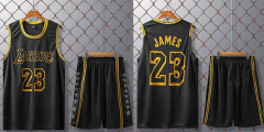 #23 LeBron James Basketbollströja Set Lakers Uniform Barn