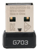 USB-mottagare för trådlös mus, ersättningsdongel för Logitech G703 Lightspeed, 2,4 GHz-teknik USB-dongel med Plug and Play-funktionalitet