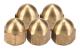Mässing Ekollonmutter Kit M4 20 st Hex Dome Head Set