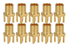 MMCX KE Kontakt 10 st Löda Hona 4 Pin PCB Hörlurskabel Reparations Uppgraderingsdelar