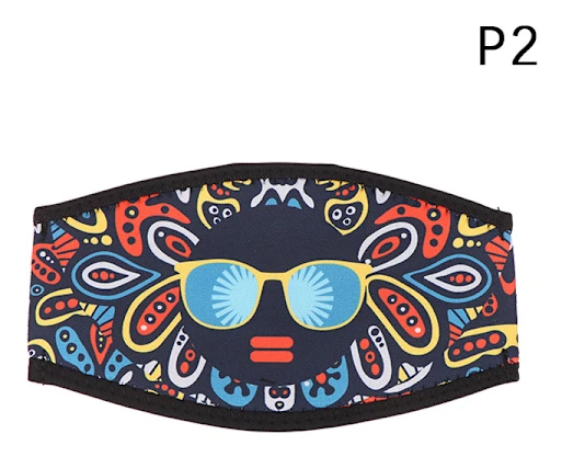 1st Dykning Snorkel Mask Rem Cover Comfort Vadderat skydd 2