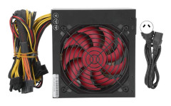 PC Power 350W Stationär dator Delar Tillbehör Röd fläkt Justerbar 115/230VUS kontakt