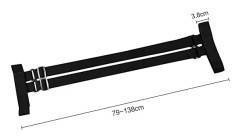 2-pack Dubbelbräda portabel släde fixerad snowboard bunden axelrem vinter skateboard axelrem portabel.