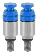 2 ST M5x0.8 Luftnippel för gaffelben av aluminiumlegering, tryckavlastningsventil, ersättning för CRF150R CR125R CR250R CRF250R Blå