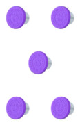 1/2/3/5 breda stålskålsdressingbehållare tätning salladsdressingkoppar purple lid 5PCS